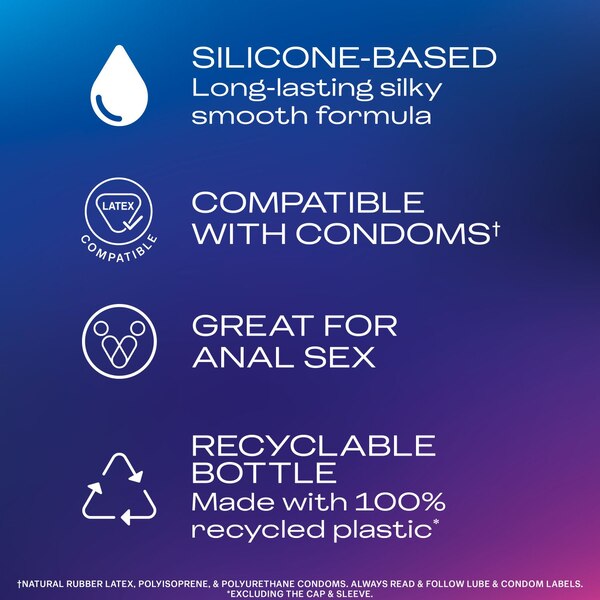 Durex Silicone Lubricant, 3.38 OZ