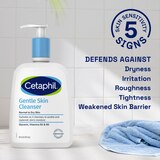 Cetaphil Hydrating Gentle Skin Cleanser for Dry to Normal Sensitive Skin, 16 OZ, thumbnail image