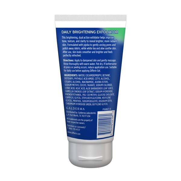 Differin Daily Brightening Exfoliator, 6 OZ