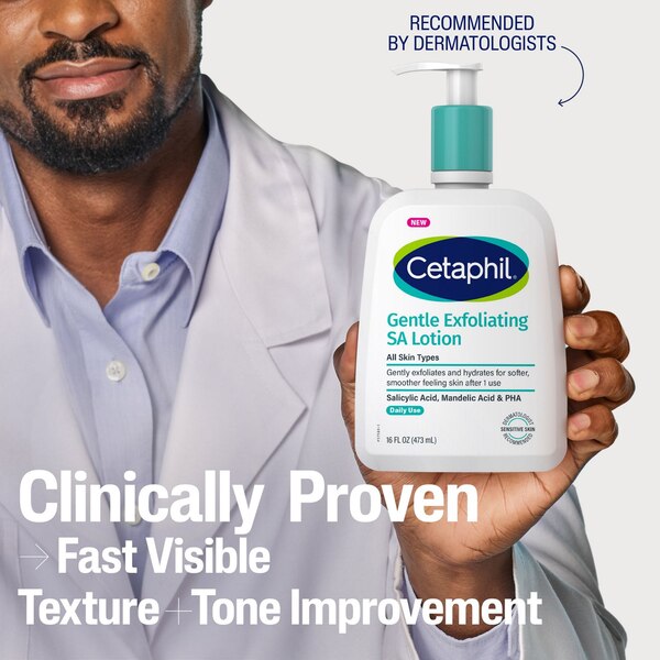 Cetaphil Gentle Exfoliating Salicylic Acid Lotion, 16 OZ