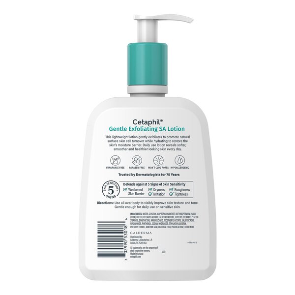 Cetaphil Gentle Exfoliating Salicylic Acid Lotion, 16 OZ
