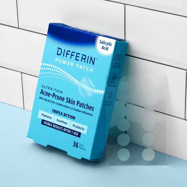 Differin Power Patch Acne-Prone Skin Patches, 36 CT