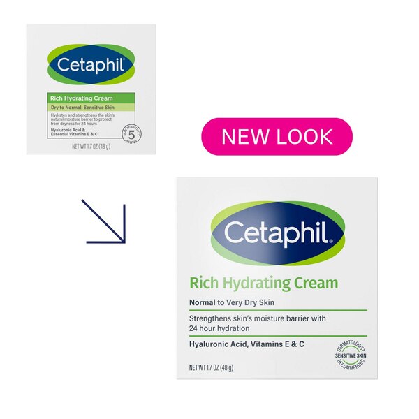 Cetaphil Rich Hydrating Cream, 1.7 OZ