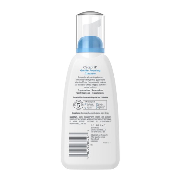 Cetaphil Gentle Foaming Cleanser, 8 OZ