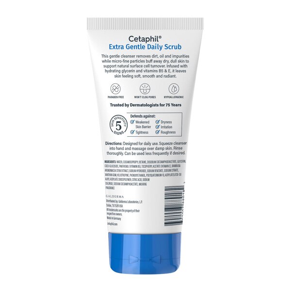 Cetaphil Extra Gentle Facial Scrub, 6 OZ