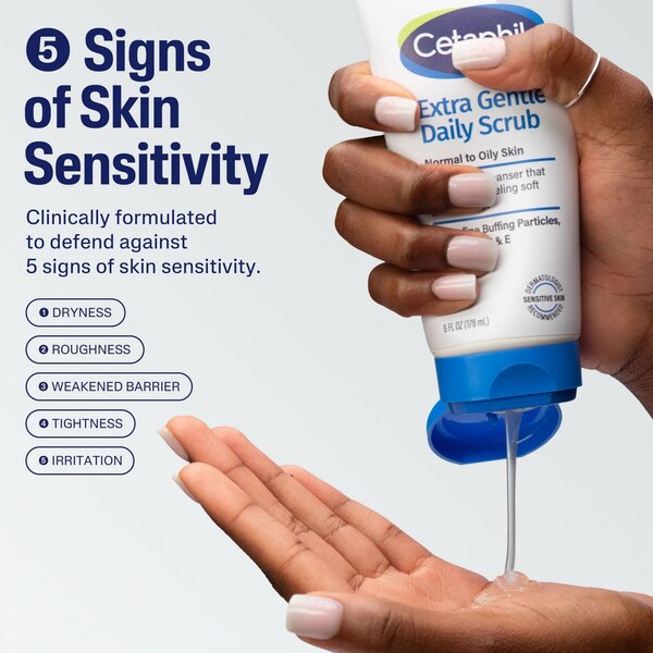 Cetaphil Extra Gentle Facial Scrub, 6 OZ