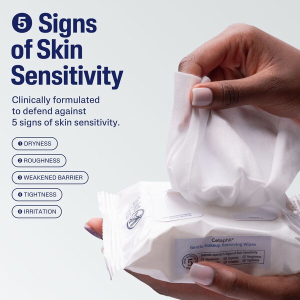 Cetaphil Gentle Makeup Removing Wipes, 25/Pack