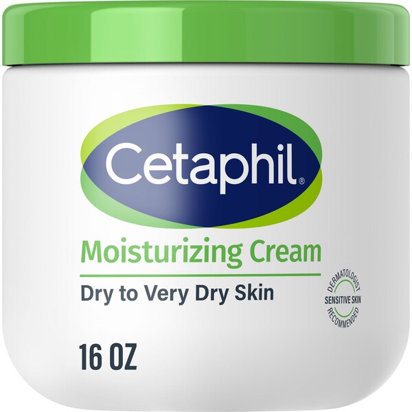Cetaphil Hydrating Moisturizing Cream for Dry to Very Dry, Sensitive Skin, 16 OZ