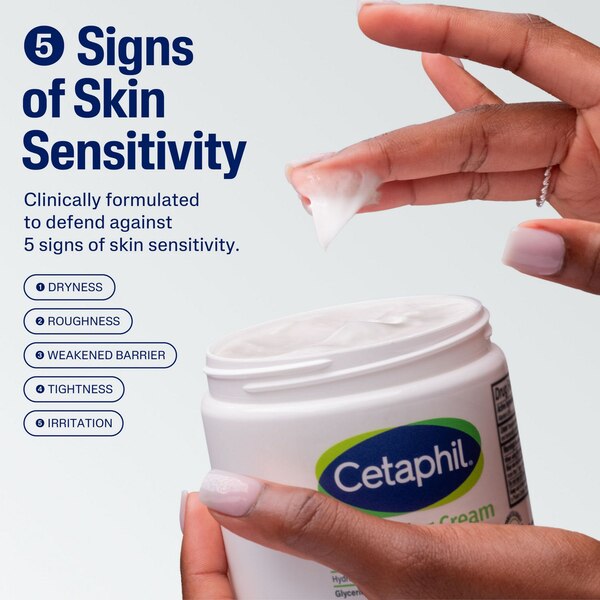Cetaphil Hydrating Moisturizing Cream for Dry to Very Dry, Sensitive Skin, 16 OZ
