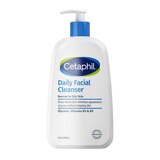 Cetaphil Daily Facial Cleanser for Sensitive, Combination to Oily Skin, 20 OZ, thumbnail image