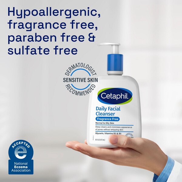 Cetaphil Daily Fragrance Free Facial Cleanser