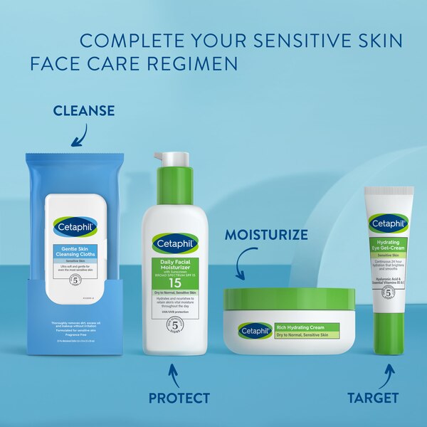 Cetaphil Gentle Skin Cleansing Cloth, 10CT