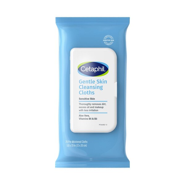 Cetaphil Gentle Cleansing Cloths, 25CT
