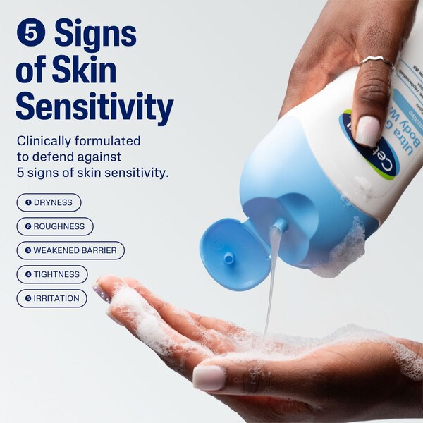 Cetaphil Ultra Gentle Body Wash, Fragrance Free