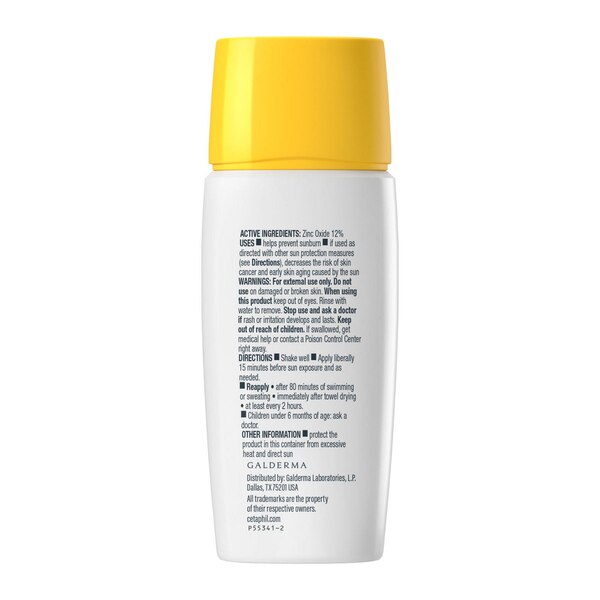 Cetaphil Sheer Mineral Face Liquid Sunscreen SPF 50, 1.7 OZ