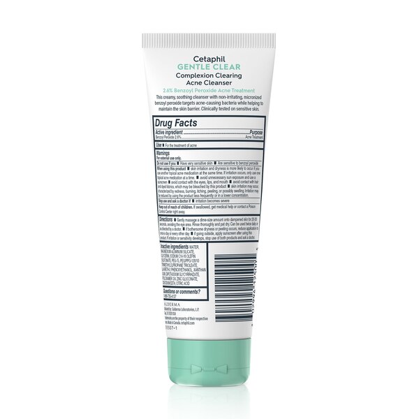 Cetaphil Gentle Clear Complexion-Clearing BPO Acne Cleanser