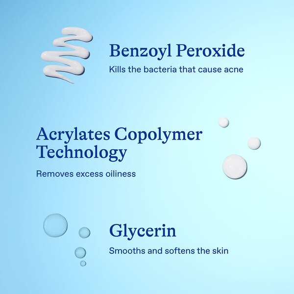 Differin Acne Spot Treatment, 10% Benzoyl Peroxide, 1 OZ