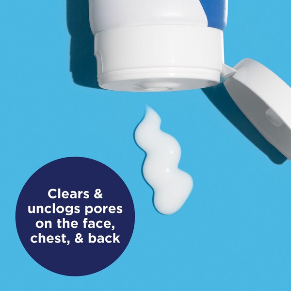 PanOxyl Creamy Wash 4% Benzoyl Peroxide Daily Control Deep Cleaning Wash for Acne, 6 OZ