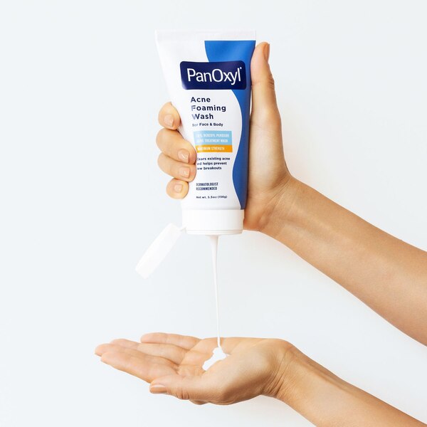 PanOxyl Foaming Wash, Maximum Strength Deep Cleaning with 10% Benzoyl Peroxide , 5.5 OZ