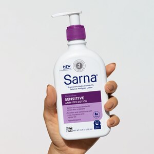 Sarna Sensitive Anti-Itch Lotion for Relief, 7.5 OZ