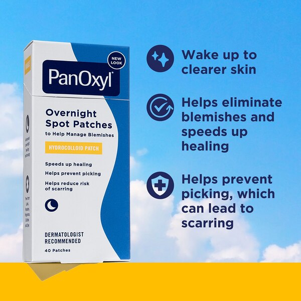 PanOxyl PM Overnight Spot Patches, 40CT