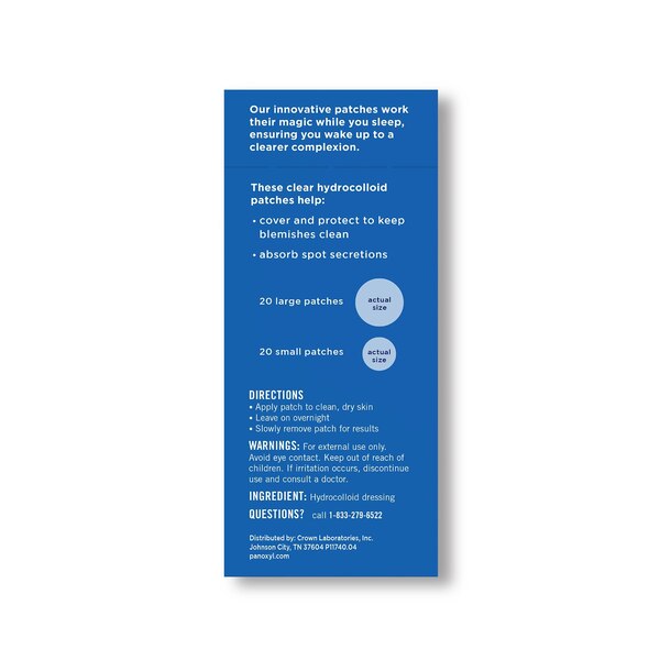 PanOxyl PM Overnight Spot Patches, 40CT