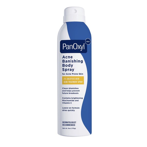 PanOxyl Acne Banishing Body Spray, 2% Salicylic Acid, 6 OZ