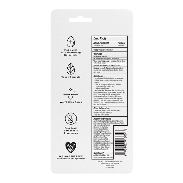 Blue Lizard Sensitive Mineral Sunscreen Stick, SPF 50