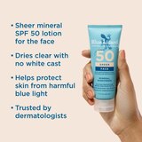 Blue Lizard Sheer Face Mineral Sunscreen Lotion, SPF 50, thumbnail image