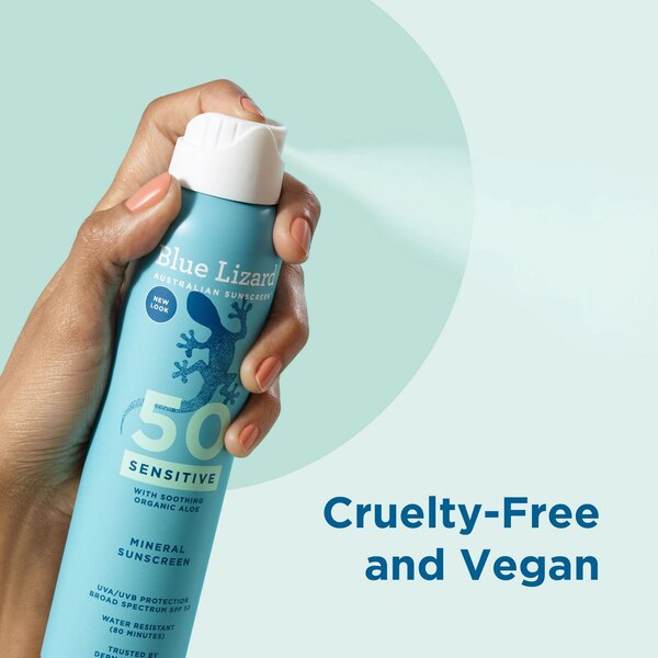 Blue Lizard Sensitive Mineral Sunscreen Spray, SPF 50