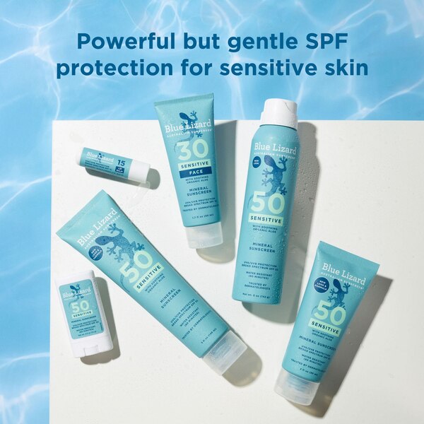 Blue Lizard Sensitive Mineral Sunscreen Spray, SPF 50