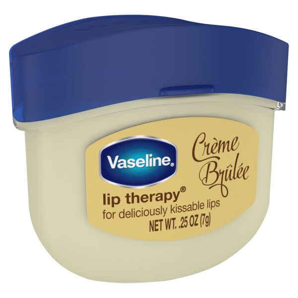 Vaseline Lip Therapy Mini Balm, Crème Brulee, 2 CT
