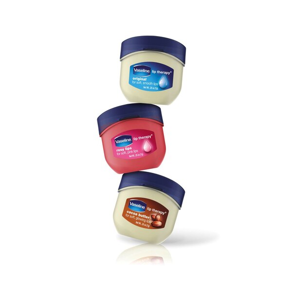 Vaseline Lip Therapy Mini Balm, Rosy Lips, 2 CT