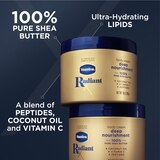 Vaseline Radiant X Deep Nourishment Body Cream, 10 OZ, thumbnail image