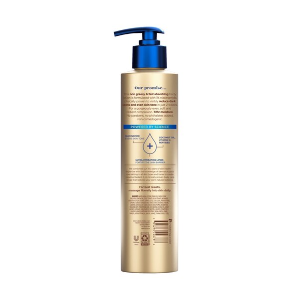 Vaseline Radiant X Even Tone Nourishing Body Lotion, 11 OZ