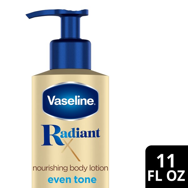 Vaseline Radiant X Even Tone Nourishing Body Lotion, 11 OZ