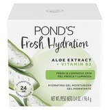 Pond's Fresh Hydration Gel Moisturizer, Aloe + Vit B3  3.4 OZ, thumbnail image