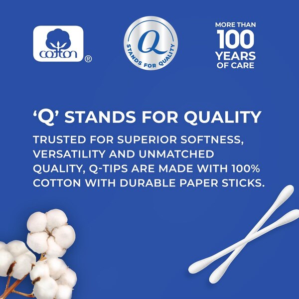 Q-tips Hygiene Shield Cotton Swabs, 300 CT