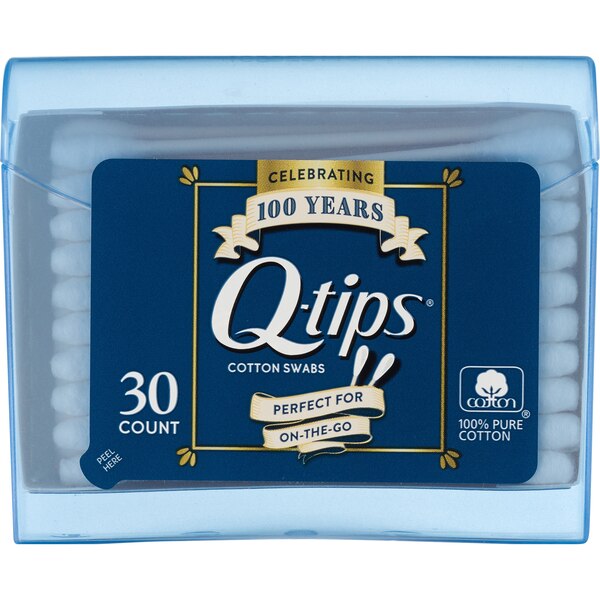 Q-tips Travel Size Cotton Swabs, 30 CT