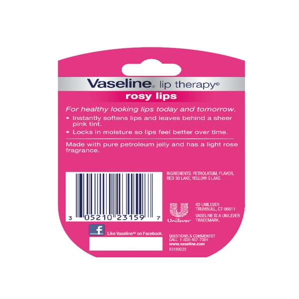 Vaseline Lip Therapy Balm Mini, 0.25 OZ