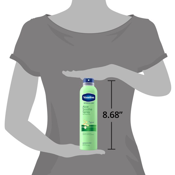 Vaseline Intensive Care Aloe Soothe Spray Lotion, 6.5 OZ