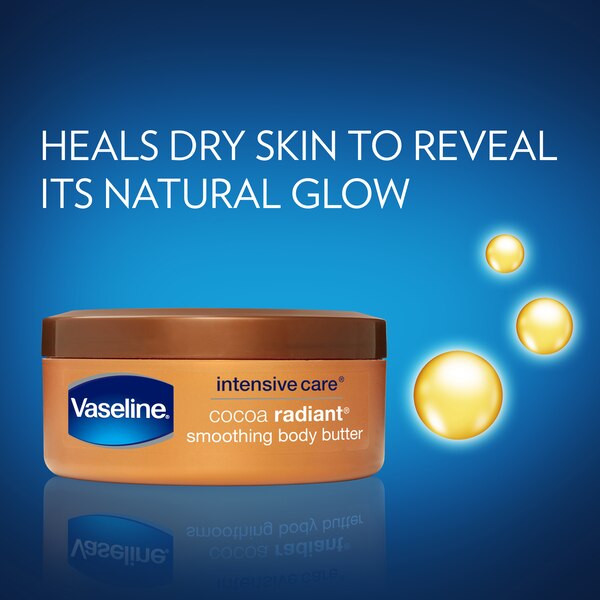 Vaseline Cocoa Radiant Body Butter Lotion, 8 OZ
