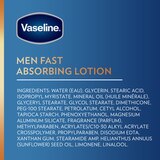Vaseline Men Fast Absorbing Healing Moisture Body Lotion, thumbnail image