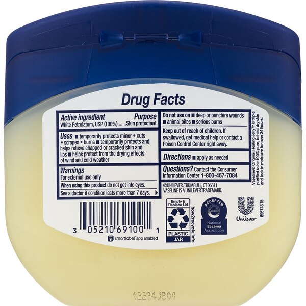 Vaseline Healing Jelly Original, 13 OZ