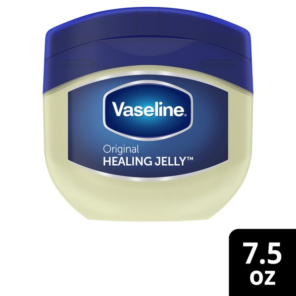 Vaseline Original Petroleum Jelly For Dry Cracked Skin and Eczema Relief, 7.5 OZ