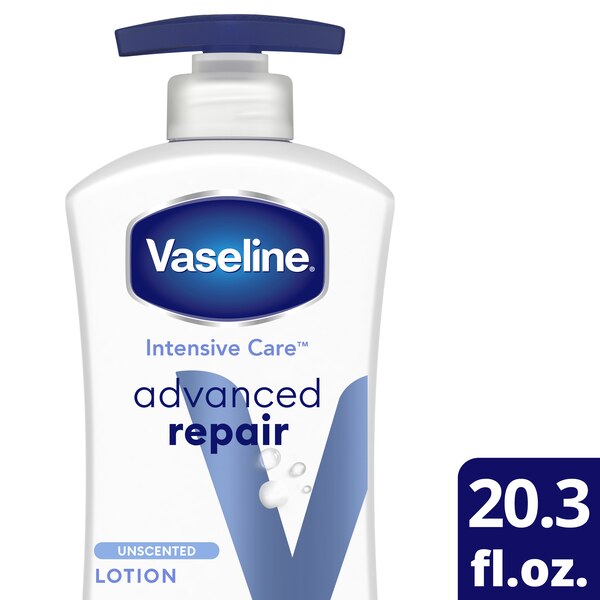Vaseline Intensive Care Advanced Repair Unscented Body Lotion, 20.3 OZ