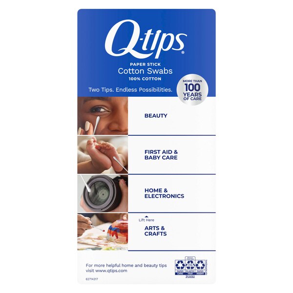 Q-tips Cotton Swabs - 375 count