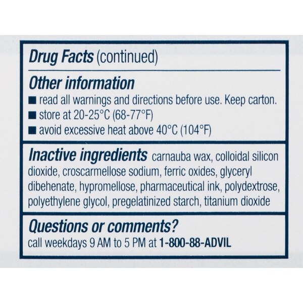 Advil Dual Action with Acetaminophen, 18 CT