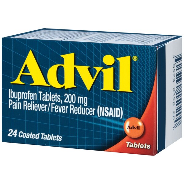Advil Pain Reliever/ Fever Reducer 200 MG Ibuprofen Tablets