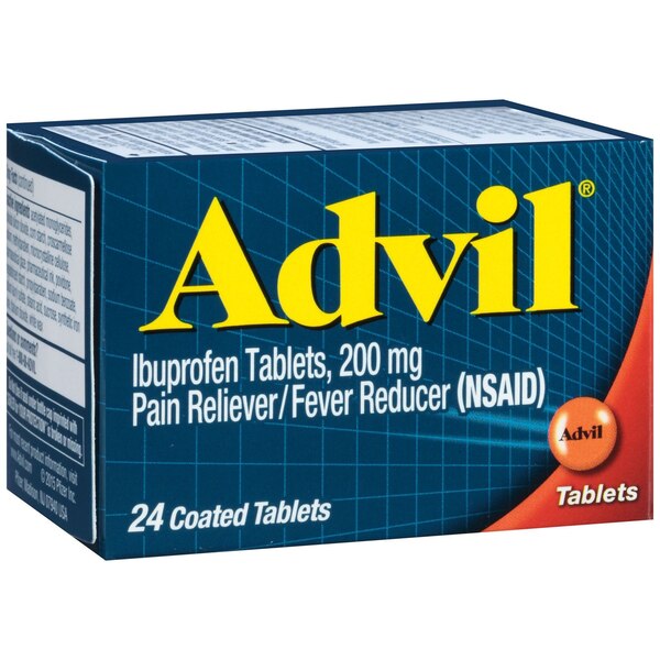 Advil Pain Reliever/ Fever Reducer 200 MG Ibuprofen Tablets